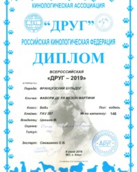[08.06.2019]_MARTINI_Всероссийская выставка собак _Друг - 2019__г. Клин_Сенашенко Екатерина Васильевна_Бэби_Оч. персп._CW